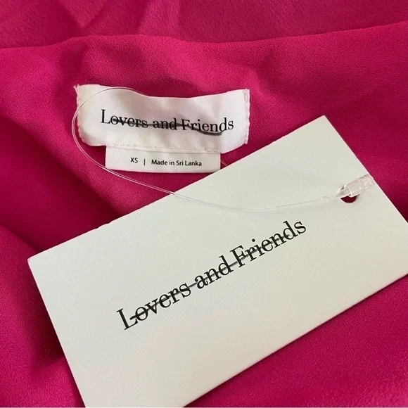 Lovers and Friends Boa Mini Dress in Pink